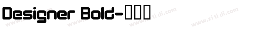 Designer Bold字体转换